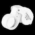 Led Light 6-Shaped Magnifier Illuminated Loupe (40X25Mm)