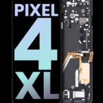Oled Assembly With Frame Compatible For Google Pixel 4 Xl (Official - Not Aftermarket) (Clearly White Power Button)
