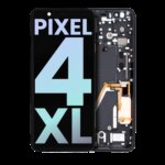 Oled Assembly With Frame Compatible For Google Pixel 4 Xl (Oh So Orange Power Button) (Official - Not Aftermarket)