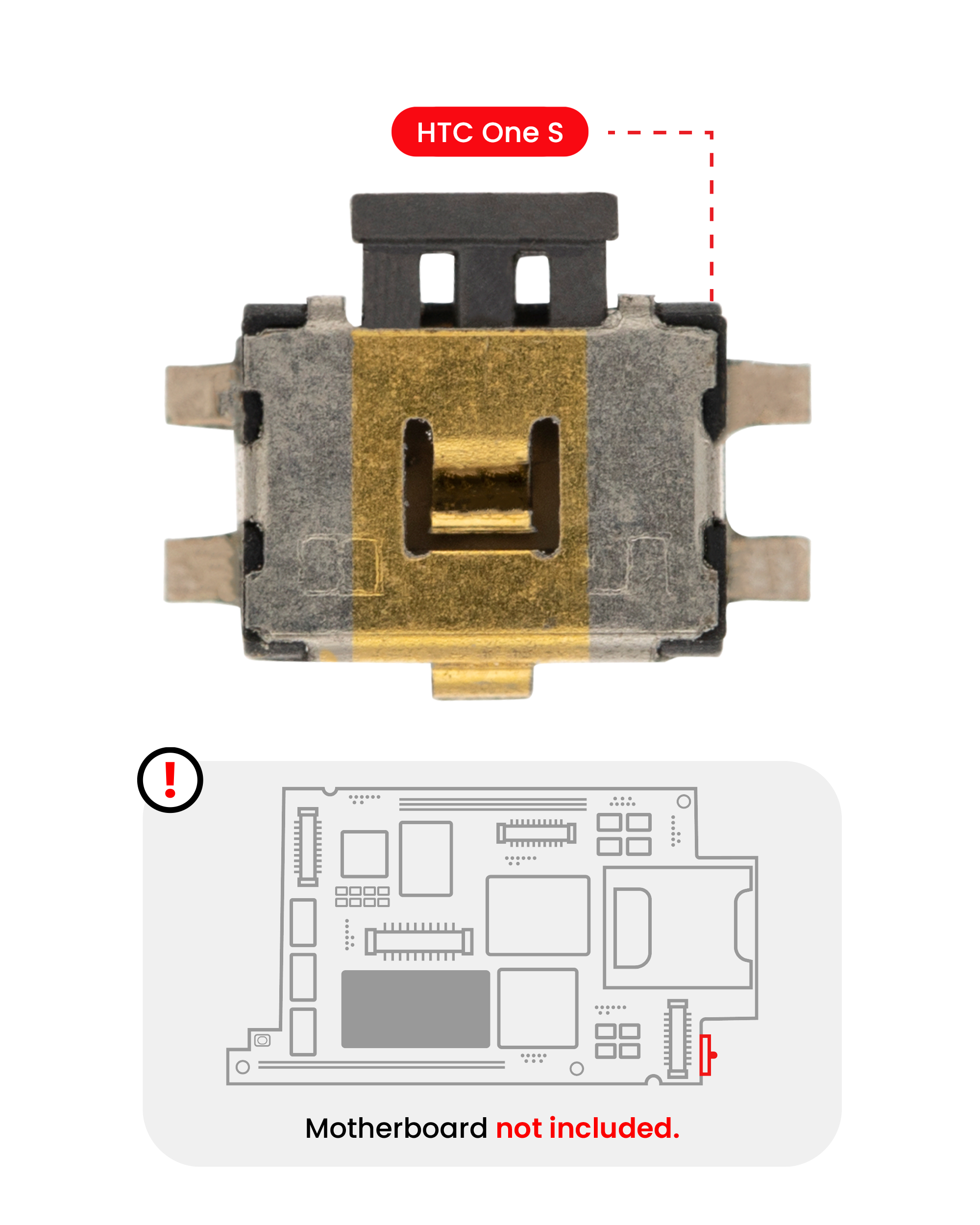 Power Button Clicker Compatible For Htc One S
