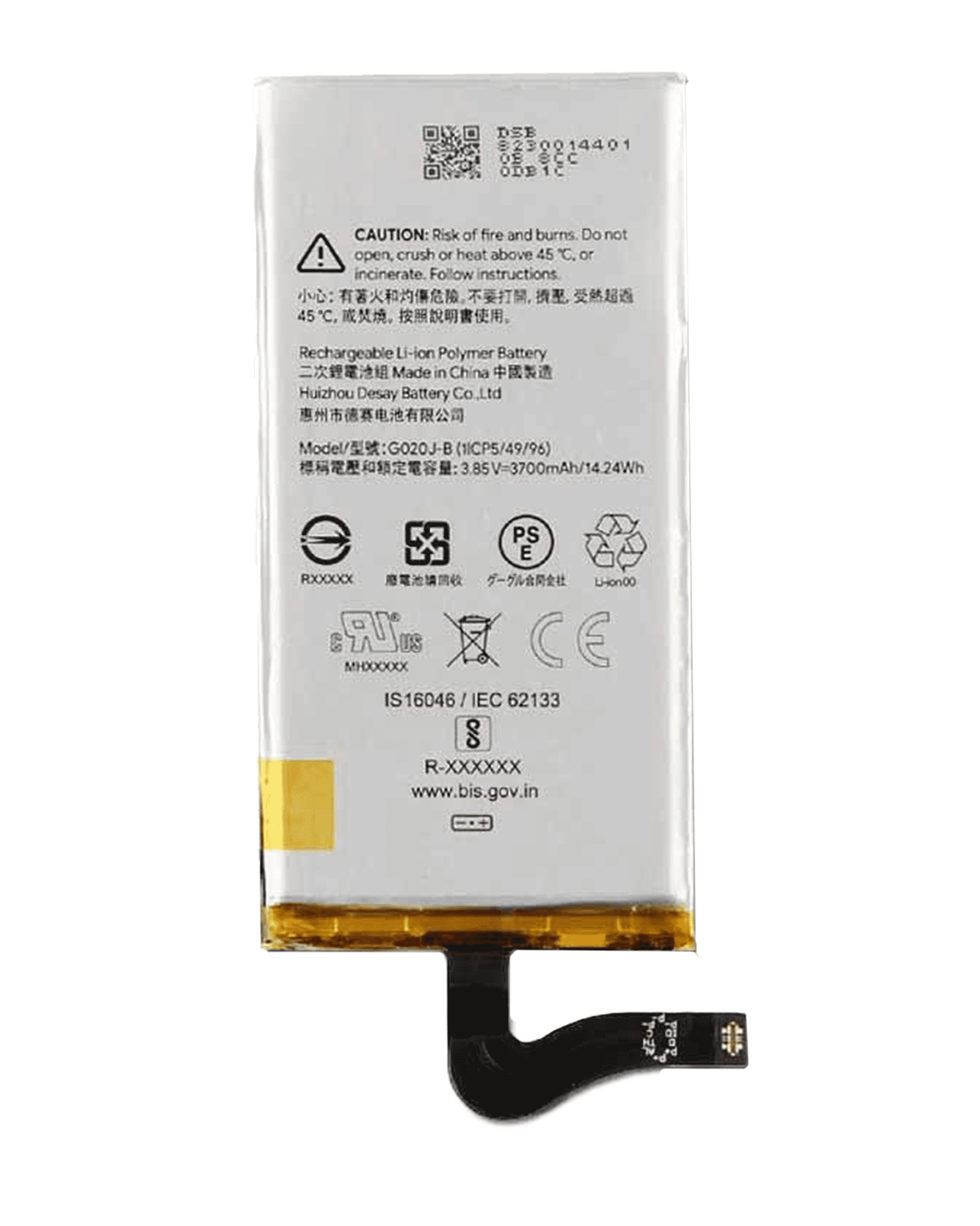 Replacement Battery Compatible For Google Pixel 4 Xl (G020J-B) (Official - Not Aftermarket)