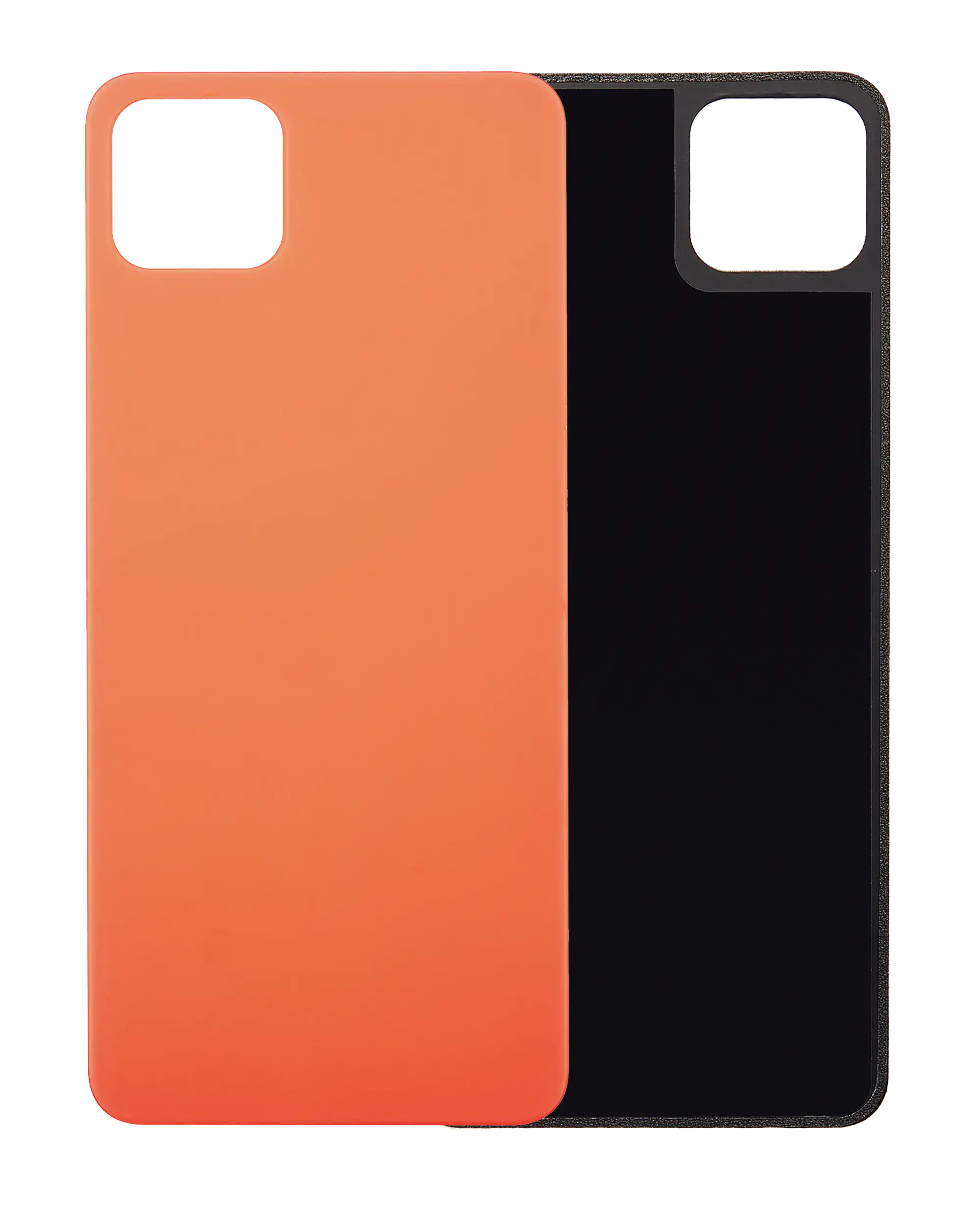 Back Cover Glass Compatible For Google Pixel 4 Xl (Oh So Orange)