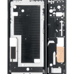 Mid-Frame Housing Compatible For Google Pixel 4Xl (Clearly White Power Button)