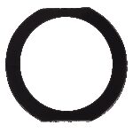 Home Button Adhesive Ring Compatible For Ipad (Tesa 61395) (10 Pack)