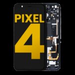 Oled Assembly With Frame Compatible For Google Pixel 4 (Refurbished) (Oh So Orange Power Button)
