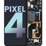 Oled Assembly With Frame Compatible For Google Pixel 4 (Official - Not Aftermarket) (Oh So Orange Power Button)
