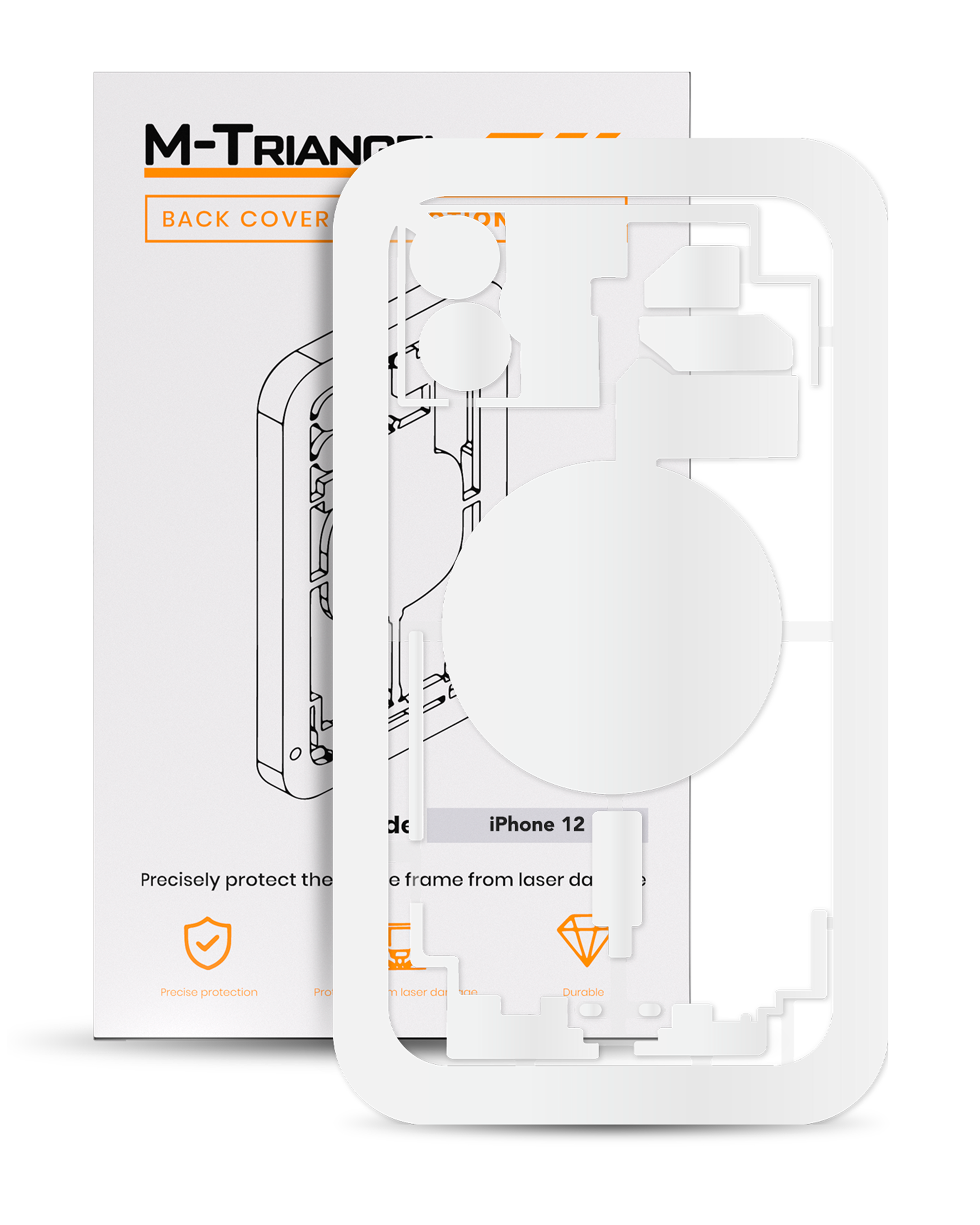 Laser Machine Protection Mold Compatible For Iphone 12 (M-Triangel)