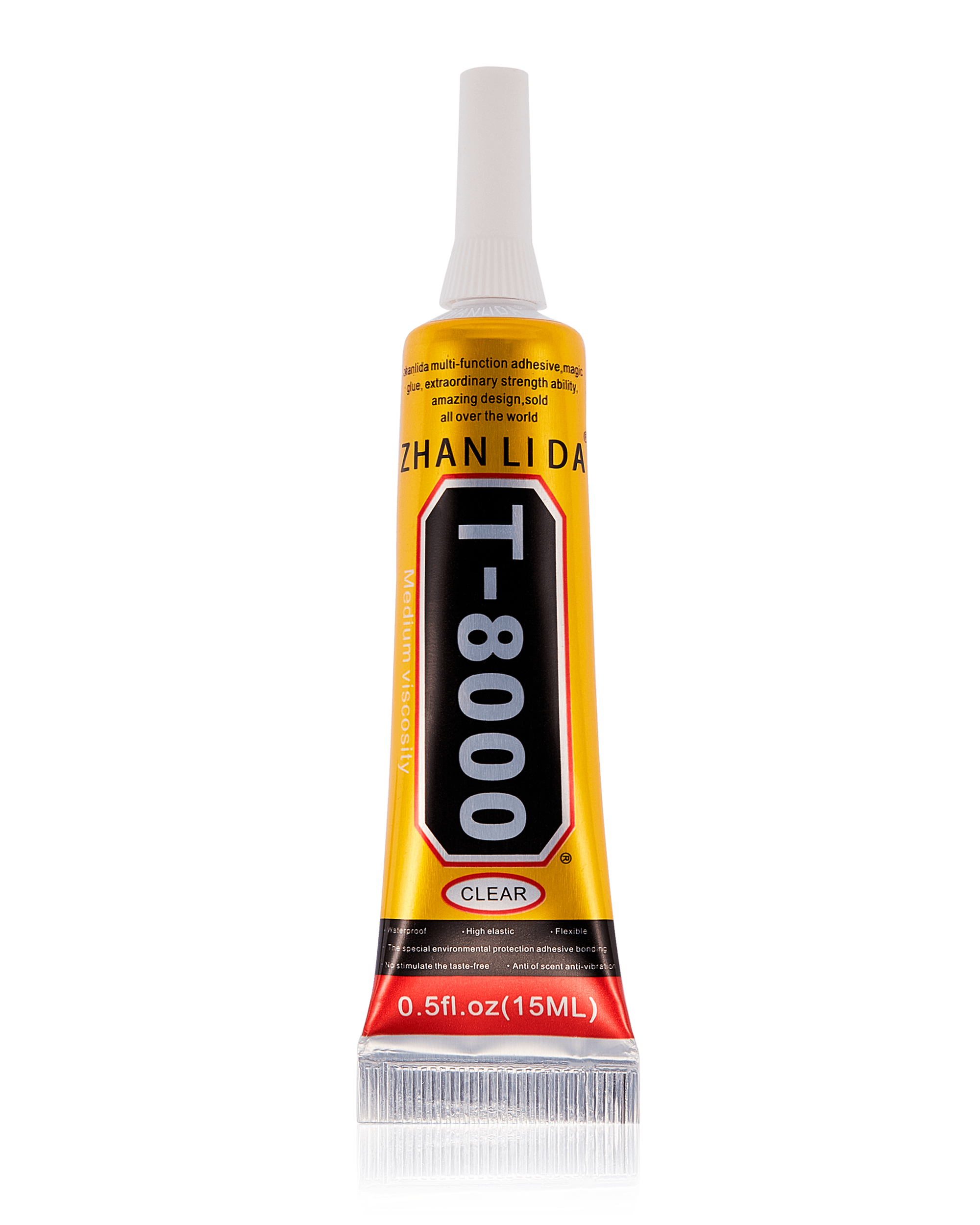 Multi-Purpose Glue Adhesive T8000 (15Ml / Clear) (Zhanlida)