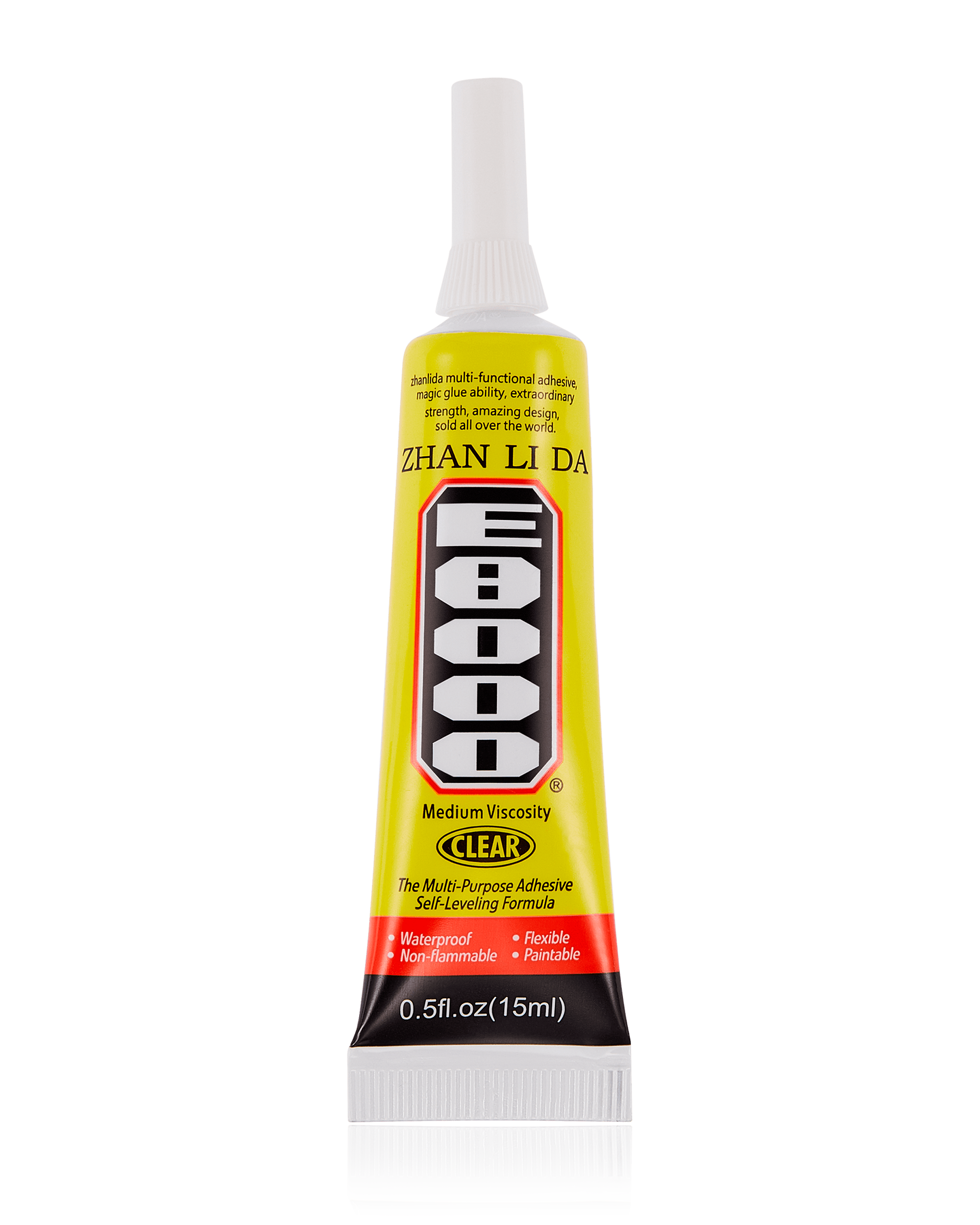Multi-Purpose Glue Adhesive E8000 (15Ml / Clear) (Zhanlida)