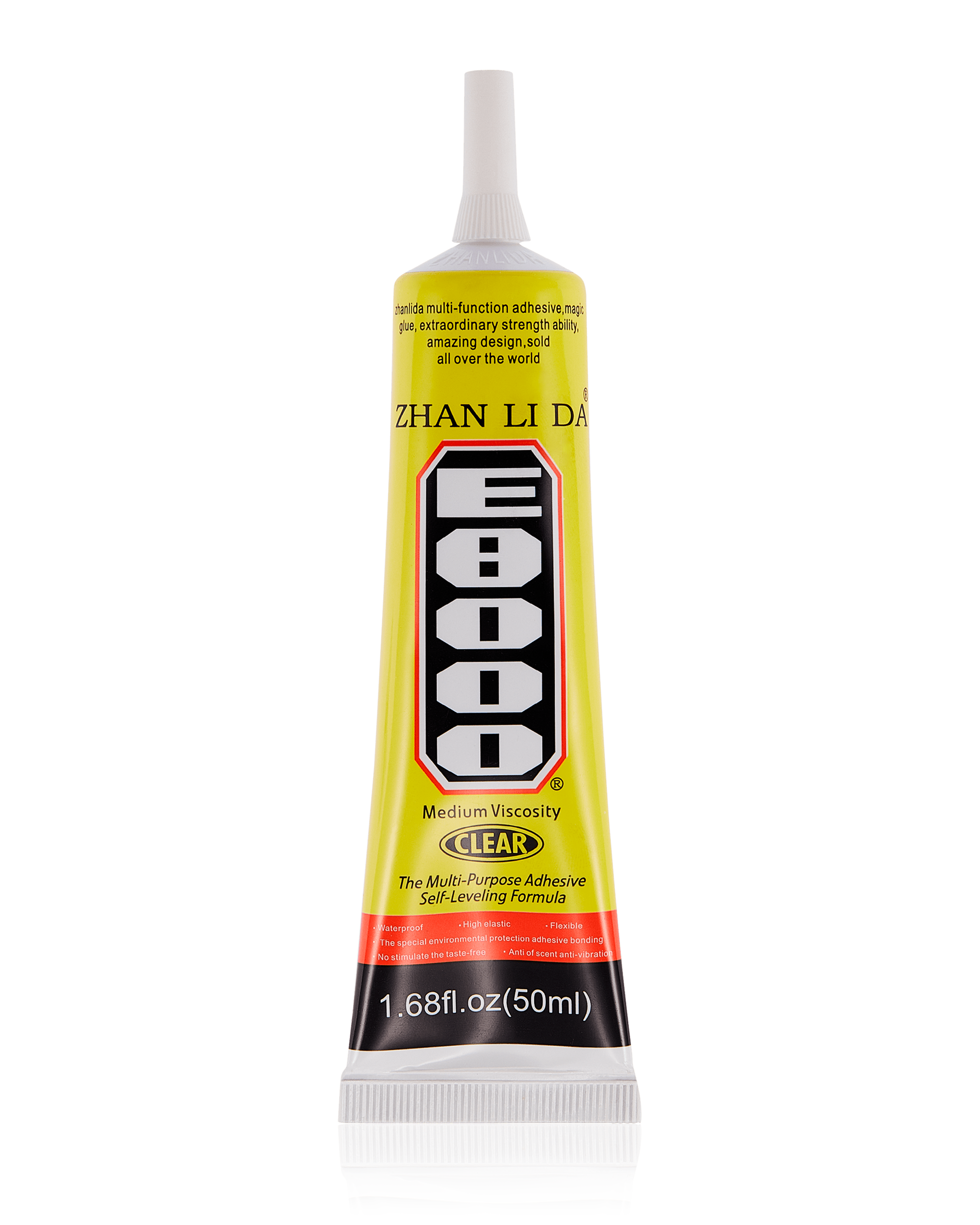 Multi-Purpose Glue Adhesive E8000 (50Ml / Clear) (Zhanlida)
