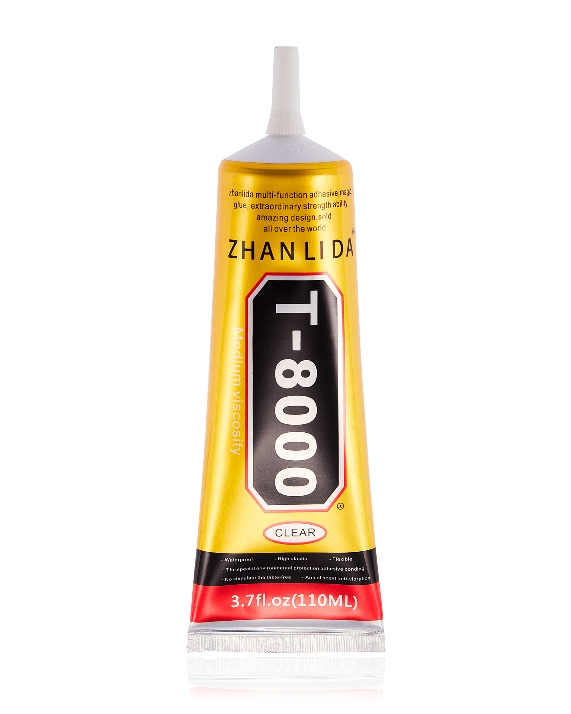 Multi-Purpose Glue Adhesive T8000 (110Ml / Clear) (Zhanlida)