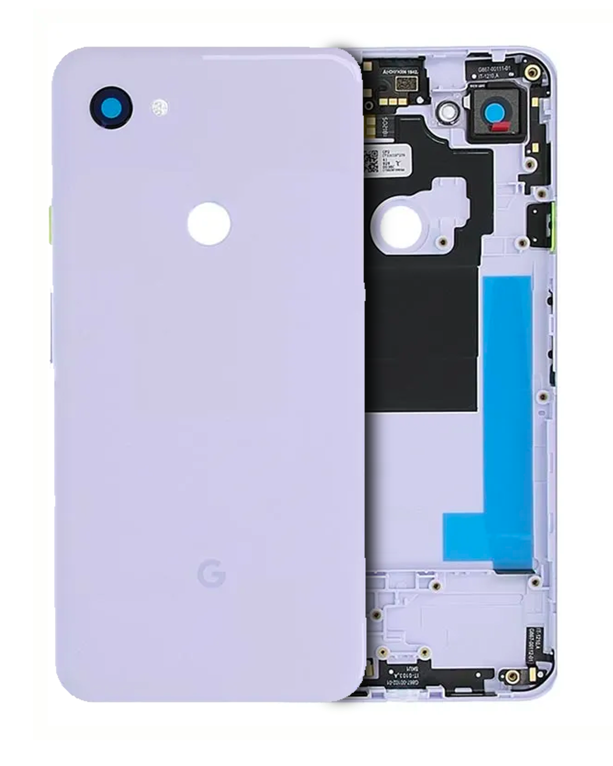 Back Housing Compatible For Google Pixel 3A Xl (Official - Not Aftermarket) (Purple)