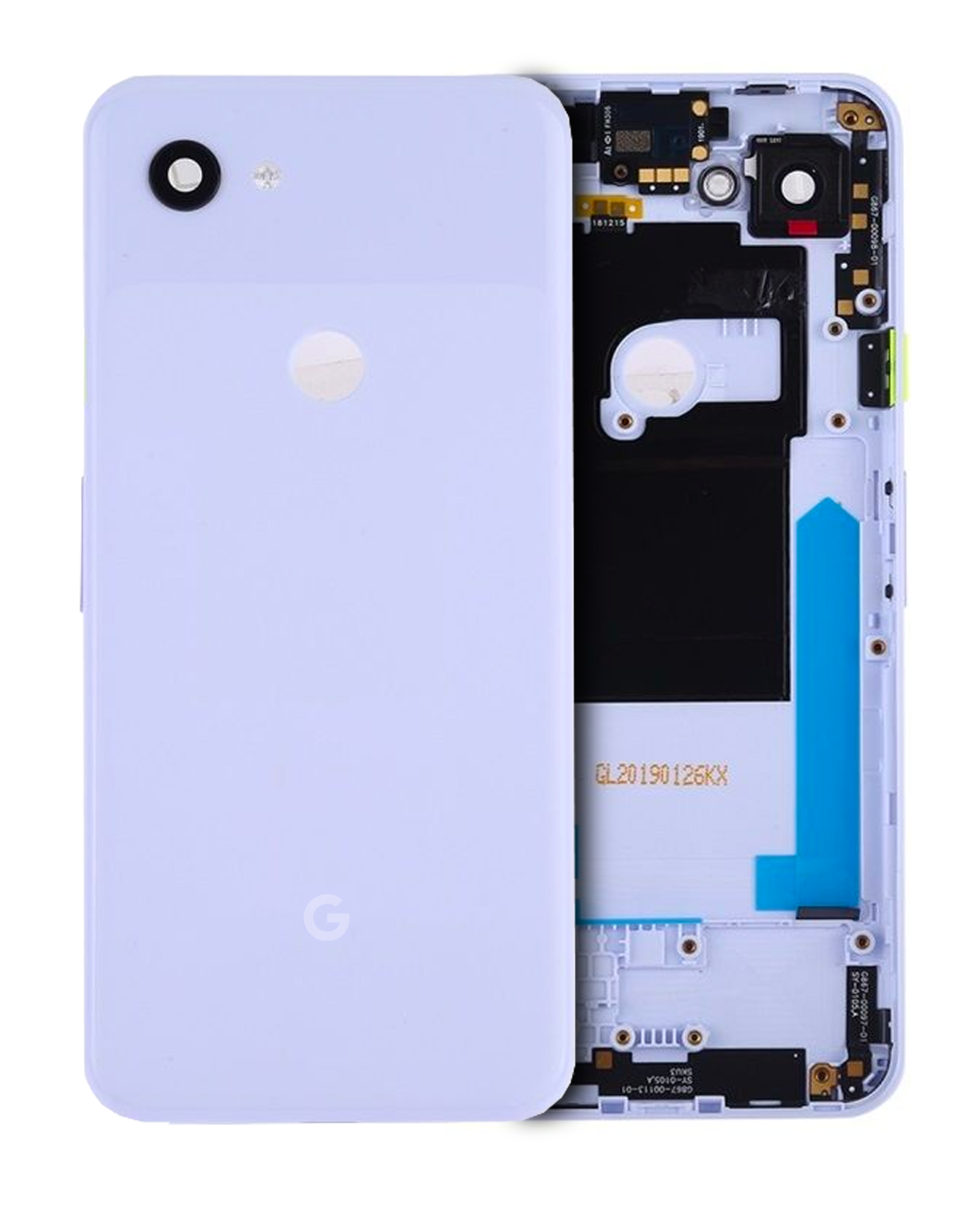 Back Housing Compatible For Google Pixel 3A (Official - Not Aftermarket) (Purple)
