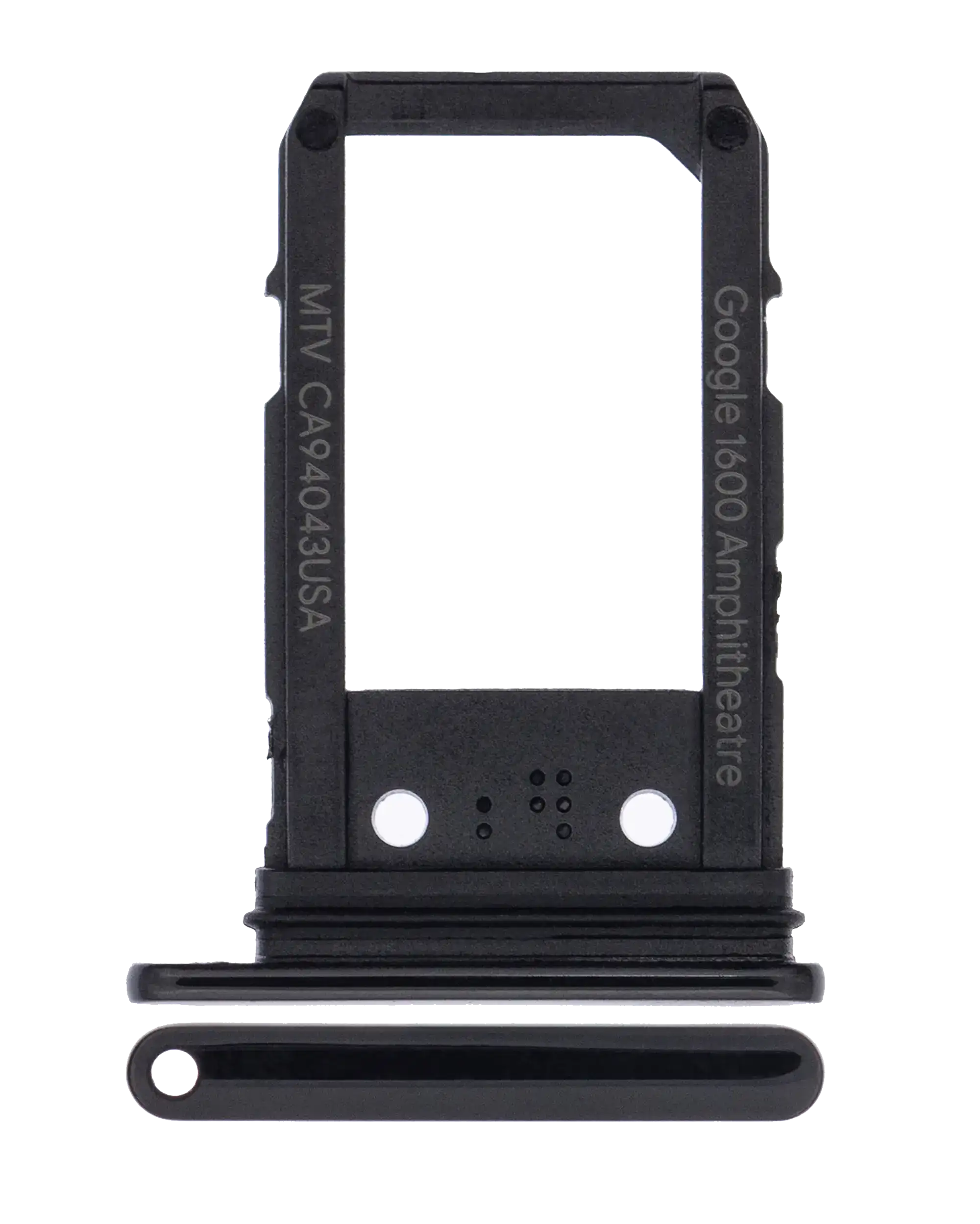 Sim Card Tray Compatible For Google Pixel 3A (Just Black)