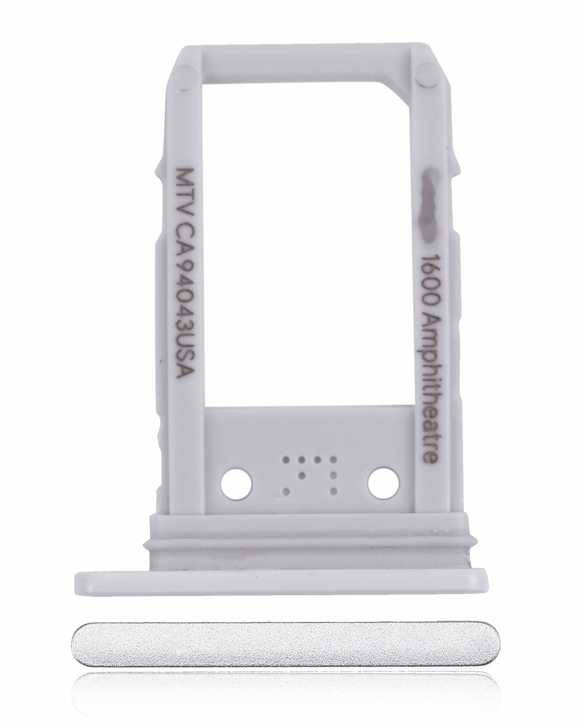 Sim Card Tray Compatible For Google Pixel 3A (Clearly White)