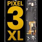 Oled Assembly With Frame Compatible For Google Pixel 3 Xl (Refurbished) (Just Black)