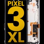 Oled Assembly With Frame Compatible For Google Pixel 3 Xl (Refurbished) (Clearly White)