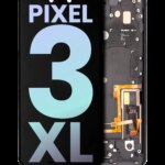 Oled Assembly With Frame Compatible For Google Pixel 3 Xl (Official - Not Aftermarket) (Just Black)