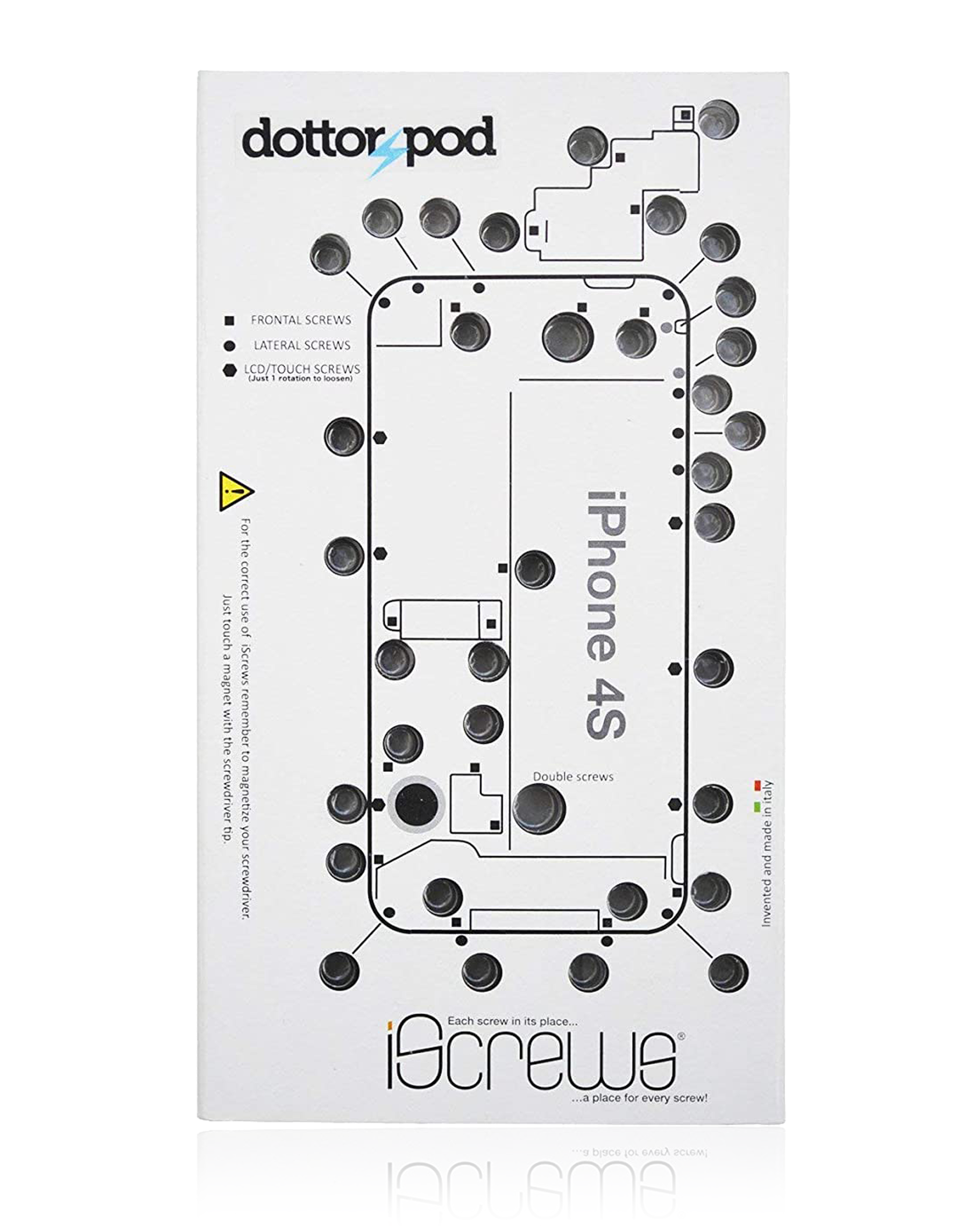 Iscrews Position Mat Compatible For Iphone 4S (Dottorpod)
