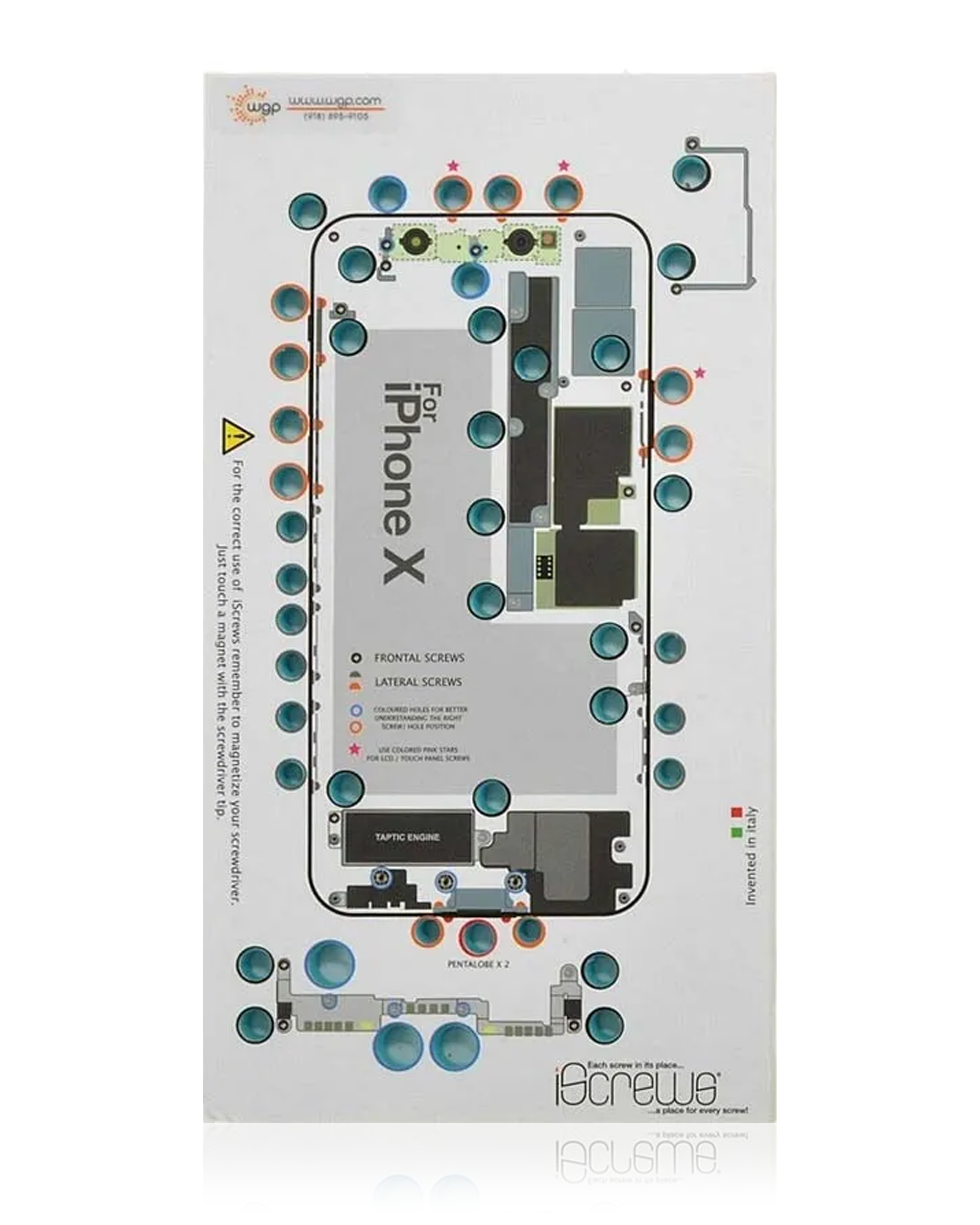 Iscrews Position Mat Compatible For Iphone X (Dottorpod)
