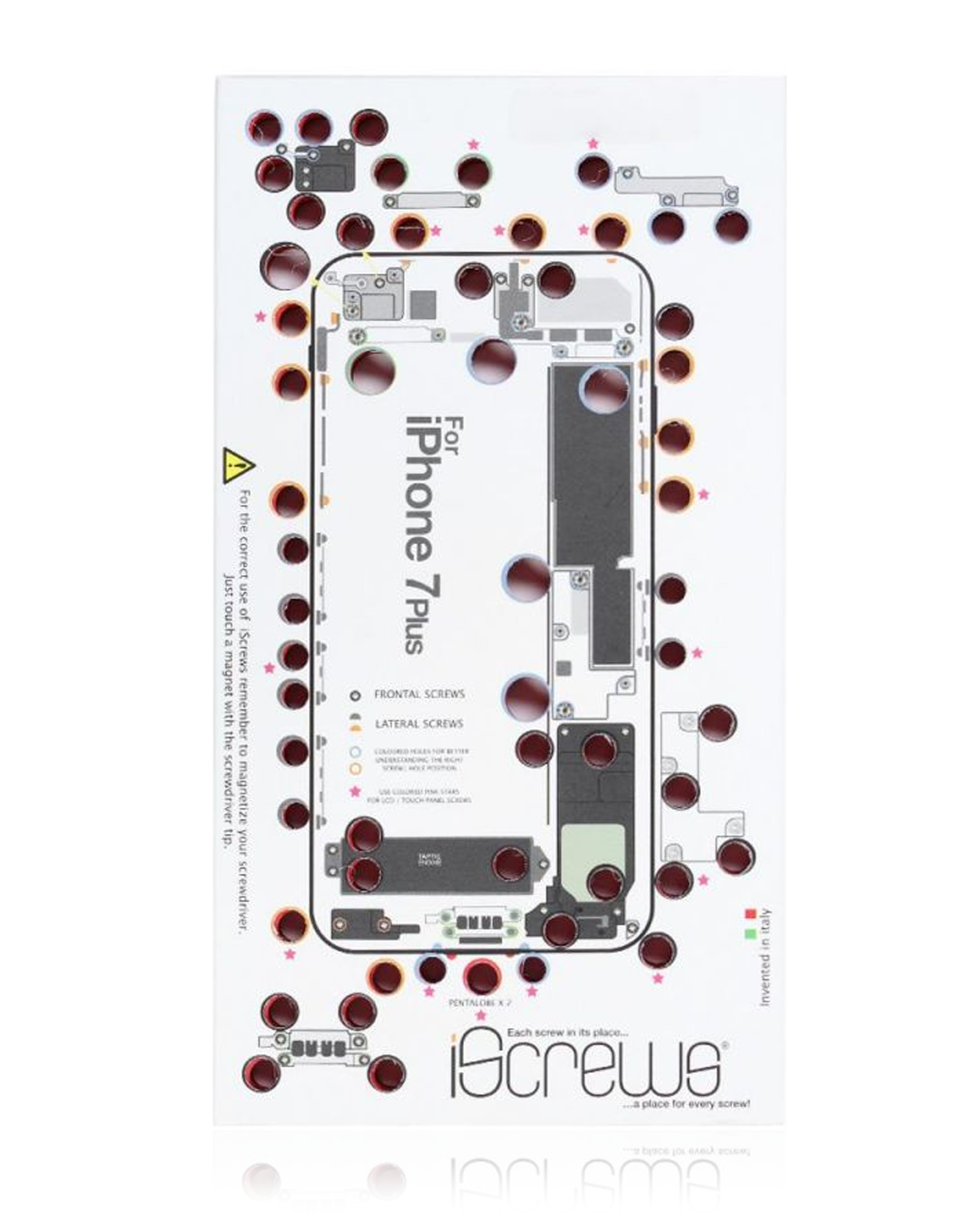 Iscrews Position Mat Compatible For Iphone 7 Plus (Dottorpod)