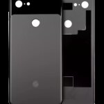 Back Cover Glass Compatible For Google Pixel 3 Xl (Official - Not Aftermarket) (Just Black)