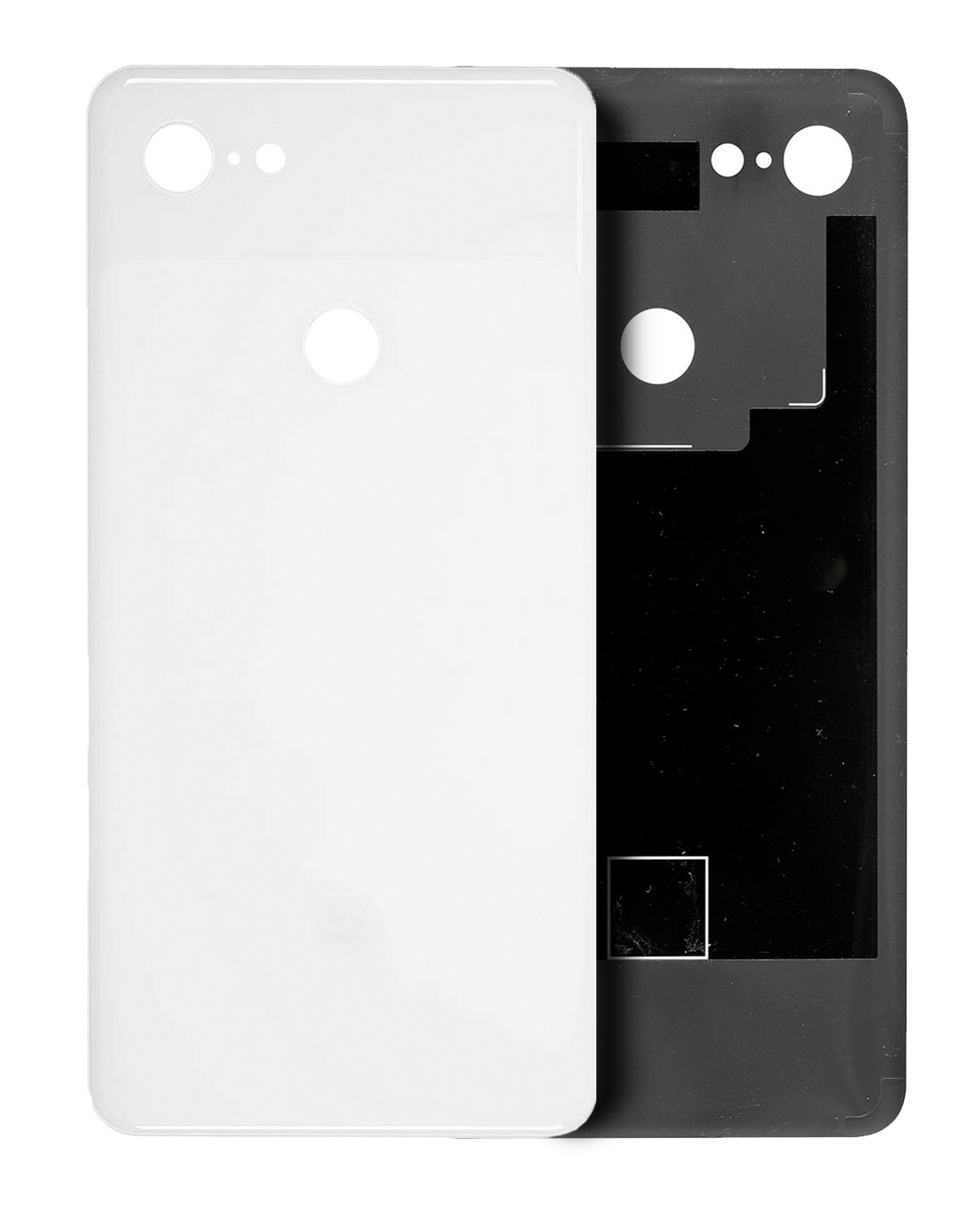 Back Cover Glass Compatible For Google Pixel 3 Xl  (Official - Not Aftermarket) (Clearly White)