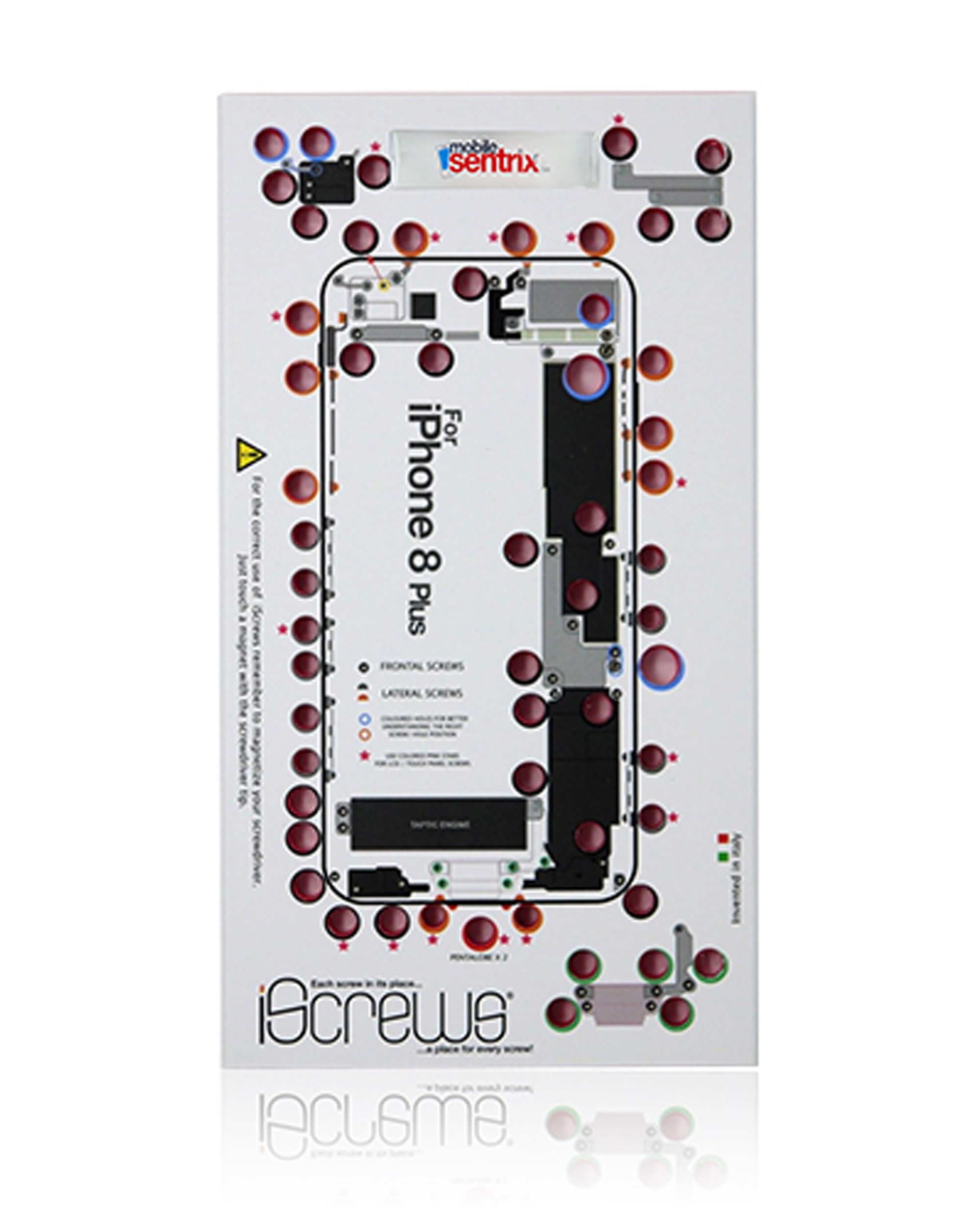 Iscrews Position Mat Compatible For Iphone 8 Plus (Dottorpod)