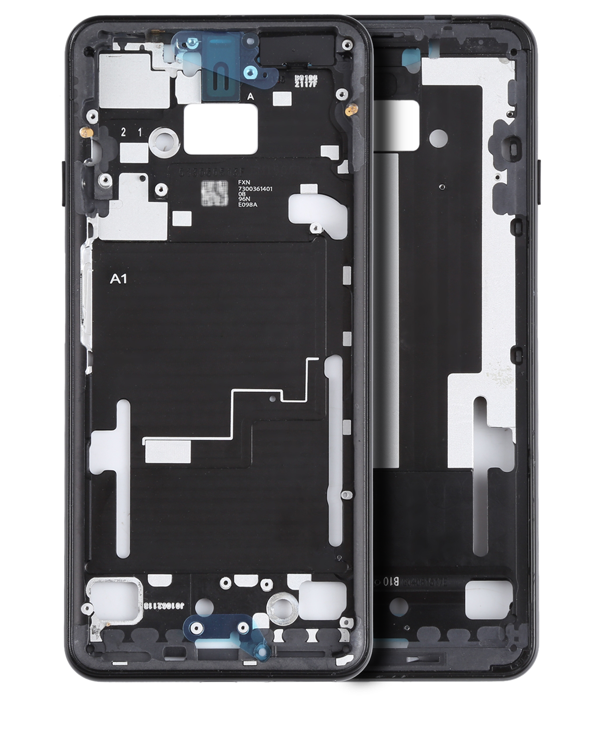 Mid Frame Housing Compatible For Google Pixel 3 Xl (Just Black)
