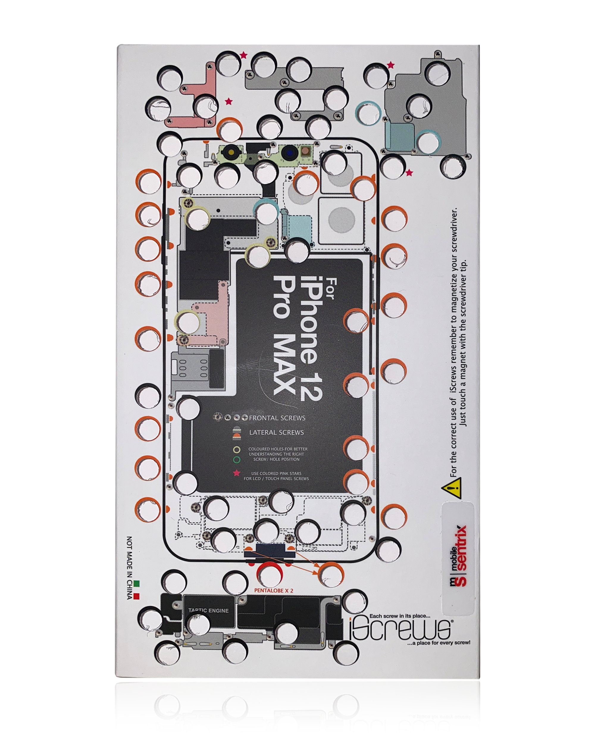 Iscrews Position Mat Compatible For Iphone 12 Pro Max (Dottorpod)
