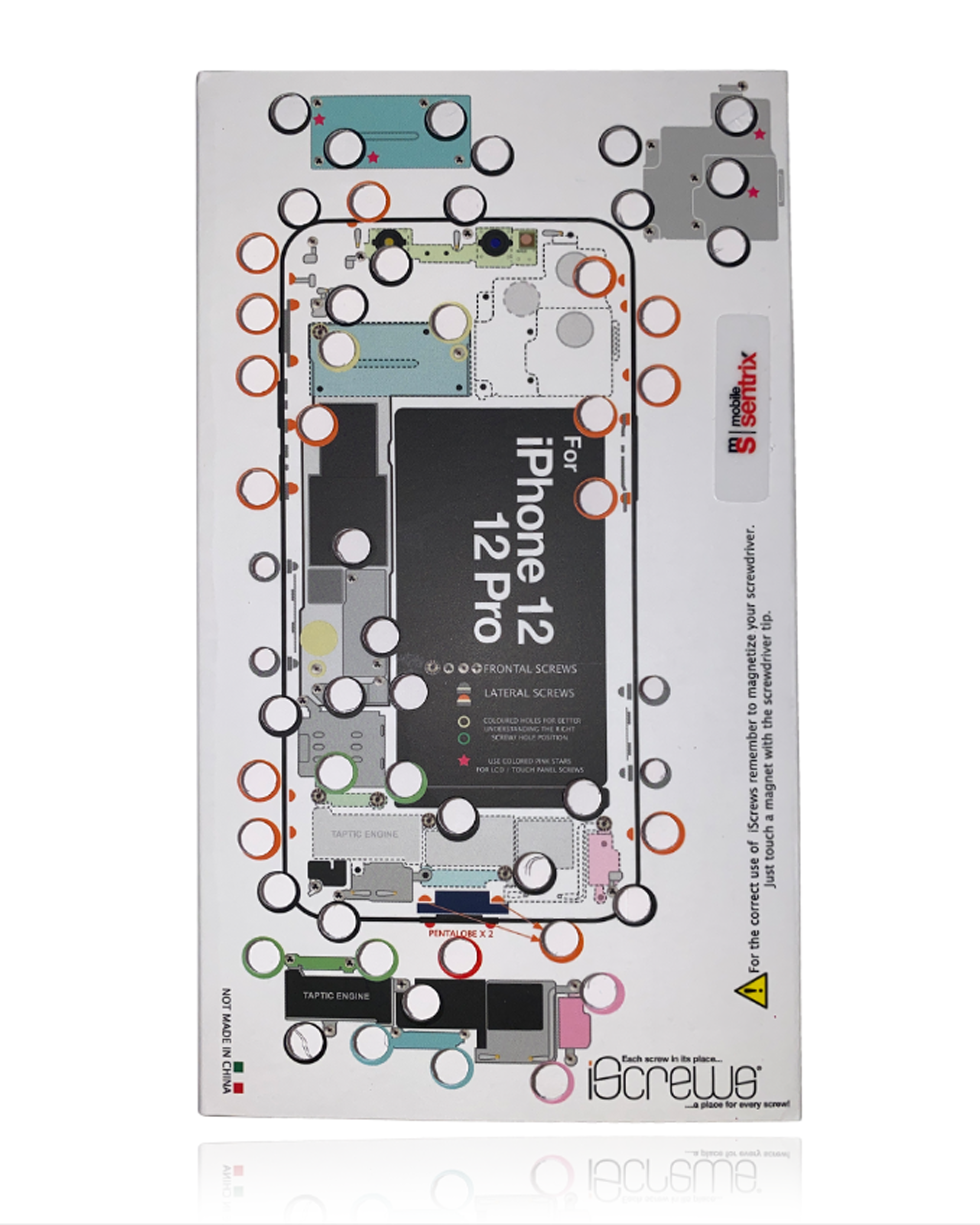 Iscrews Position Mat Compatible For Iphone 12 / 12 Pro (Dottorpod)
