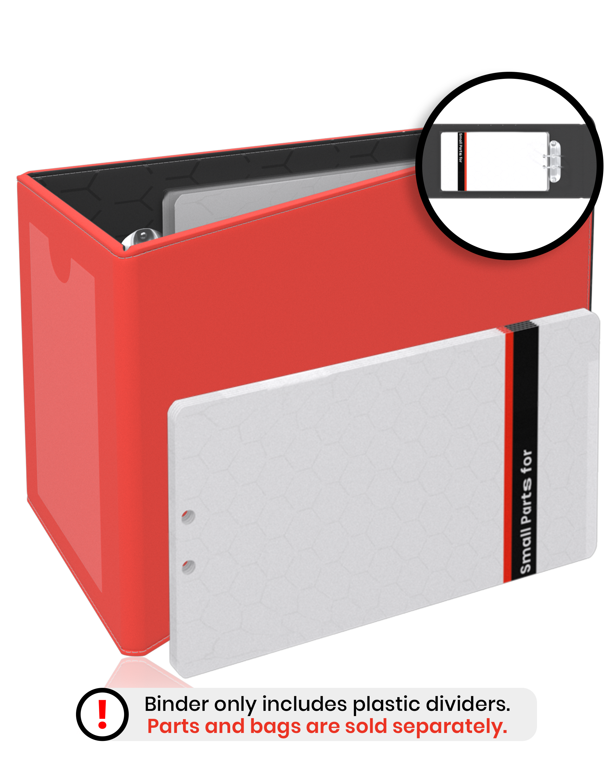 Small Parts Organization Binder (Small) (6 Pack)