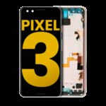 Oled Assembly With Frame Compatible For Google Pixel 3 (Refurbished) (Pink)
