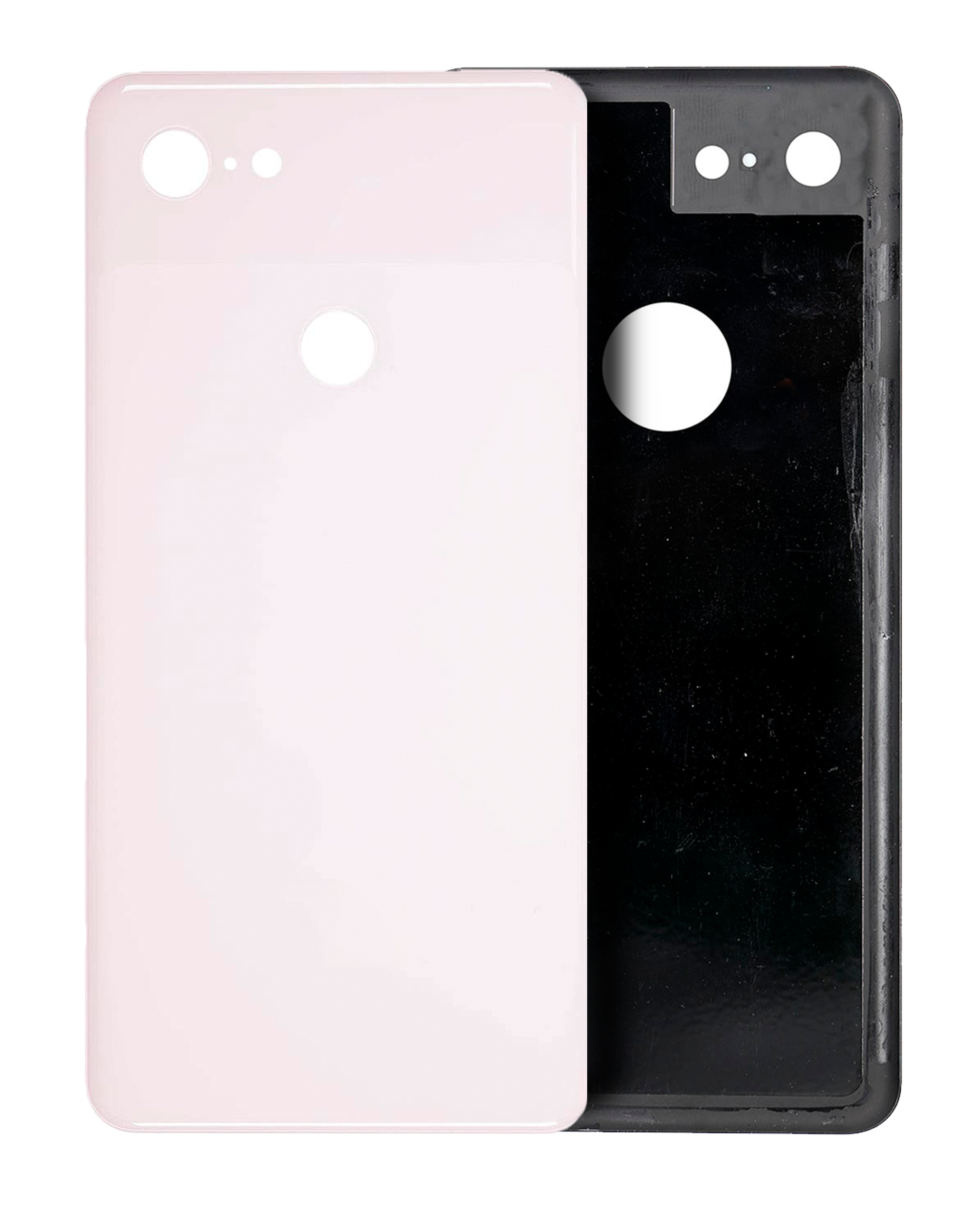Back Cover Glass Compatible For Google Pixel 3 (Pink) (Official - Not Aftermarket)
