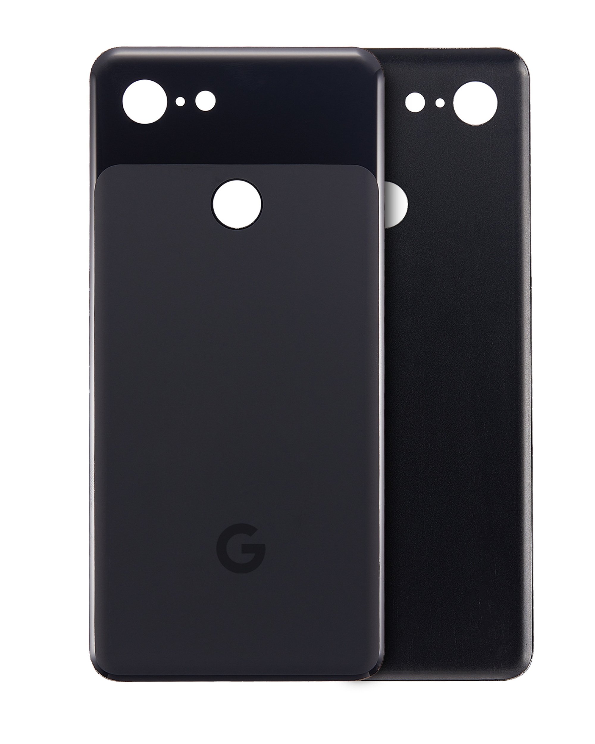 Back Cover Glass Compatible For Google Pixel 3 (Official - Not Aftermarket) (Just Black)