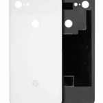 Back Cover Glass Compatible For Google Pixel 3 (Official - Not Aftermarket) (Clearly White)