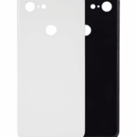 Back Cover Glass Compatible For Google Pixel 3 (Clearly White)