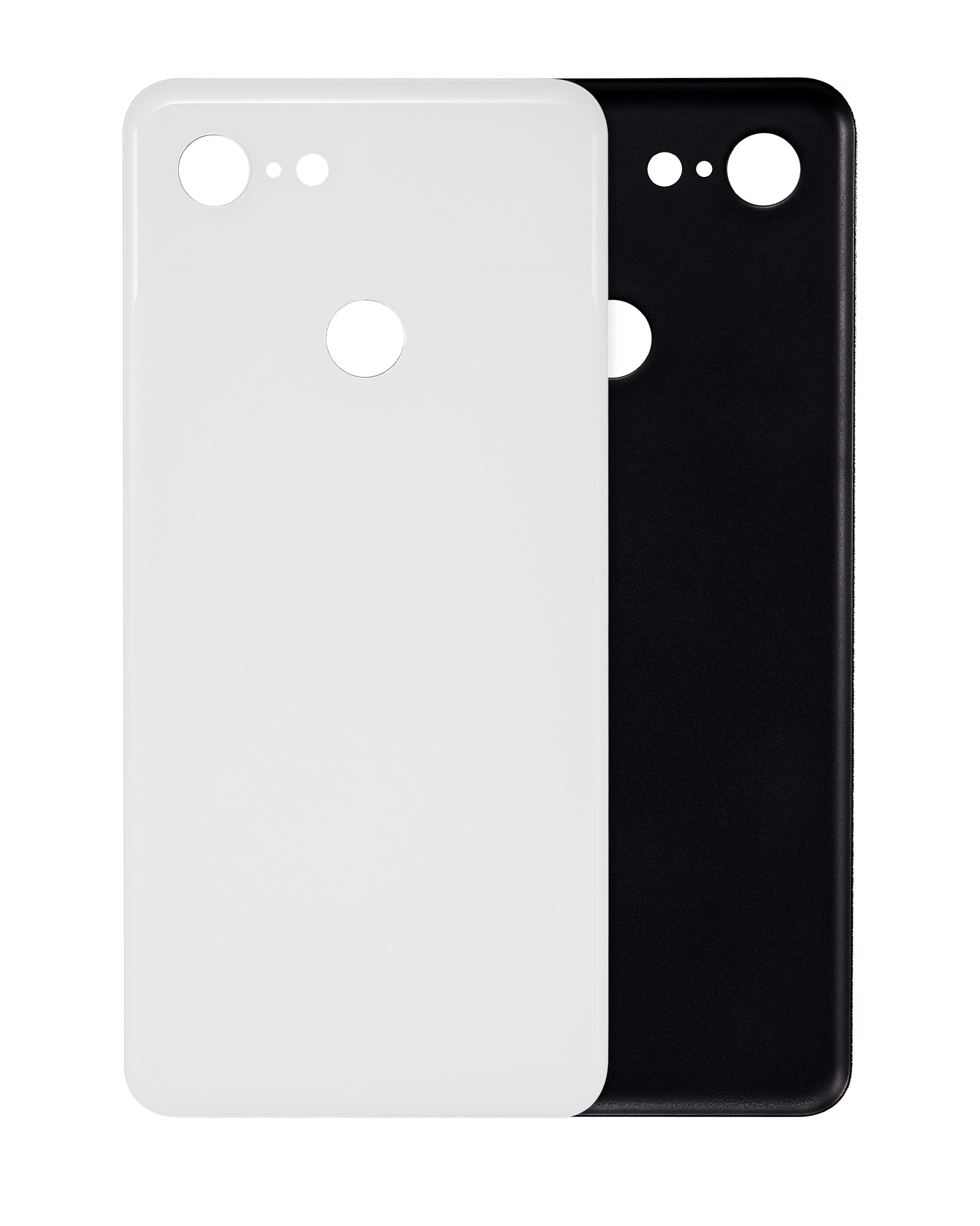 Back Cover Glass Compatible For Google Pixel 3 (Clearly White)