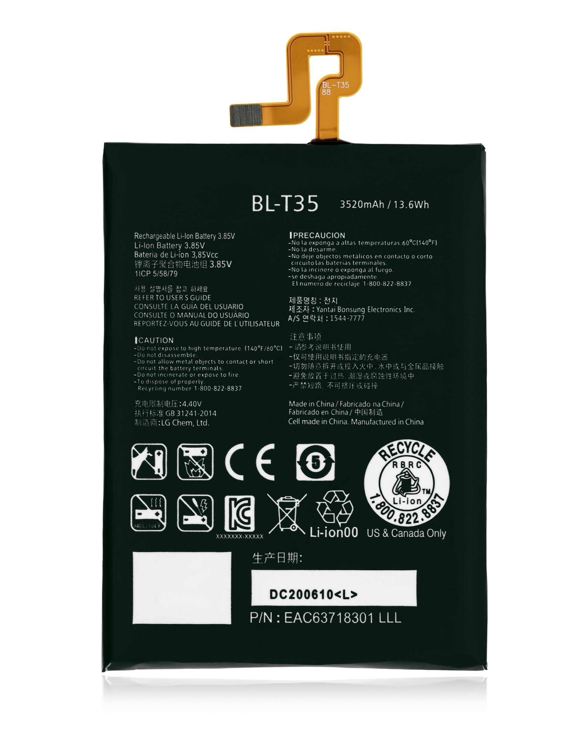 Replacement Battery Compatible For Google Pixel 2 Xl (Bl-T35)
