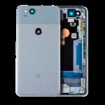Back Housing W/ Small Components Pre-Installed Compatible For Google Pixel 2 (Official - Not Aftermarket) (Kinda Blue)