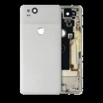 Back Housing W/ Small Components Pre-Installed Compatible For Google Pixel 2 (Official - Not Aftermarket) (Clearly White)