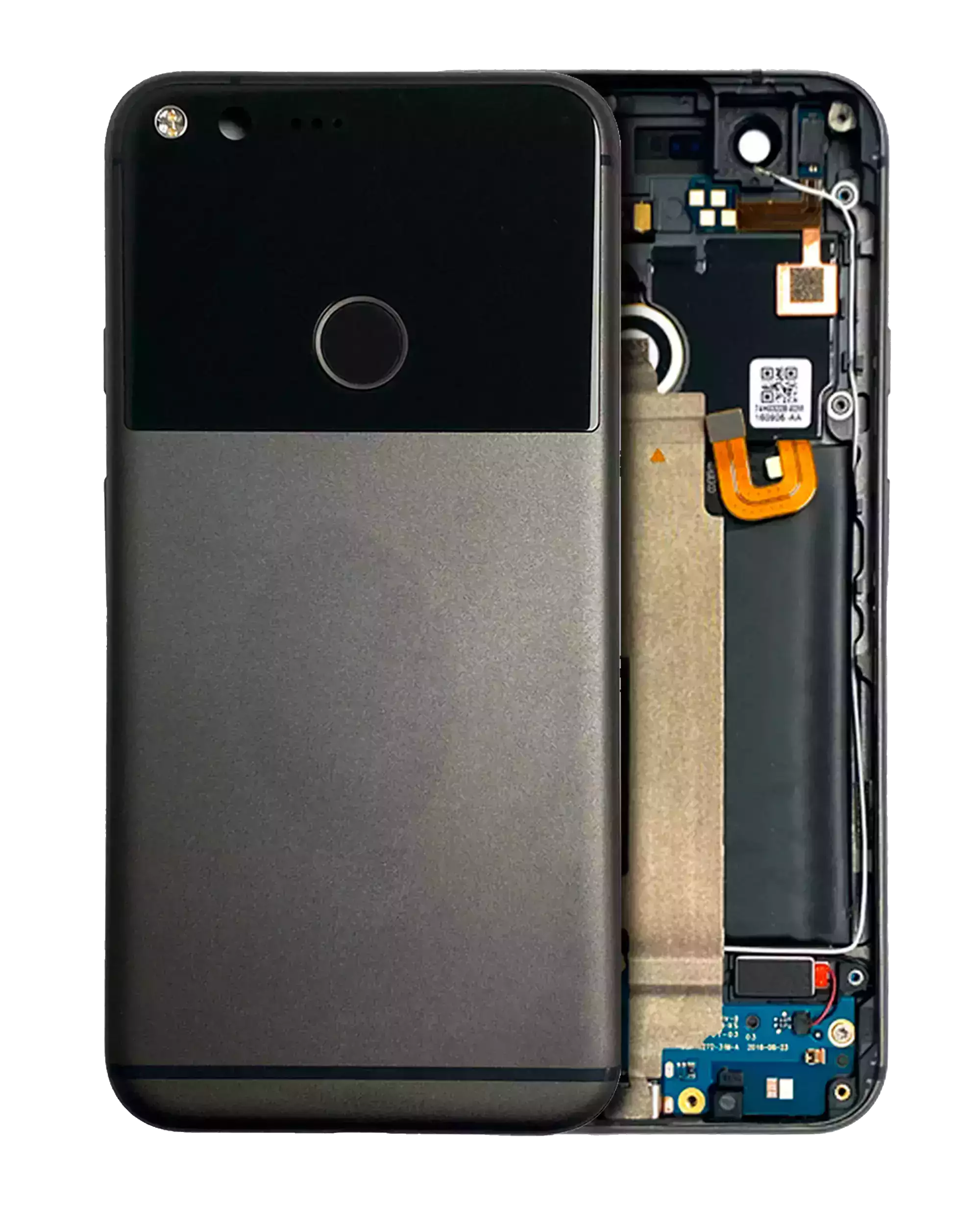 Back Housing Compatible For Google Pixel Xl (Official - Not Aftermarket) (Black)