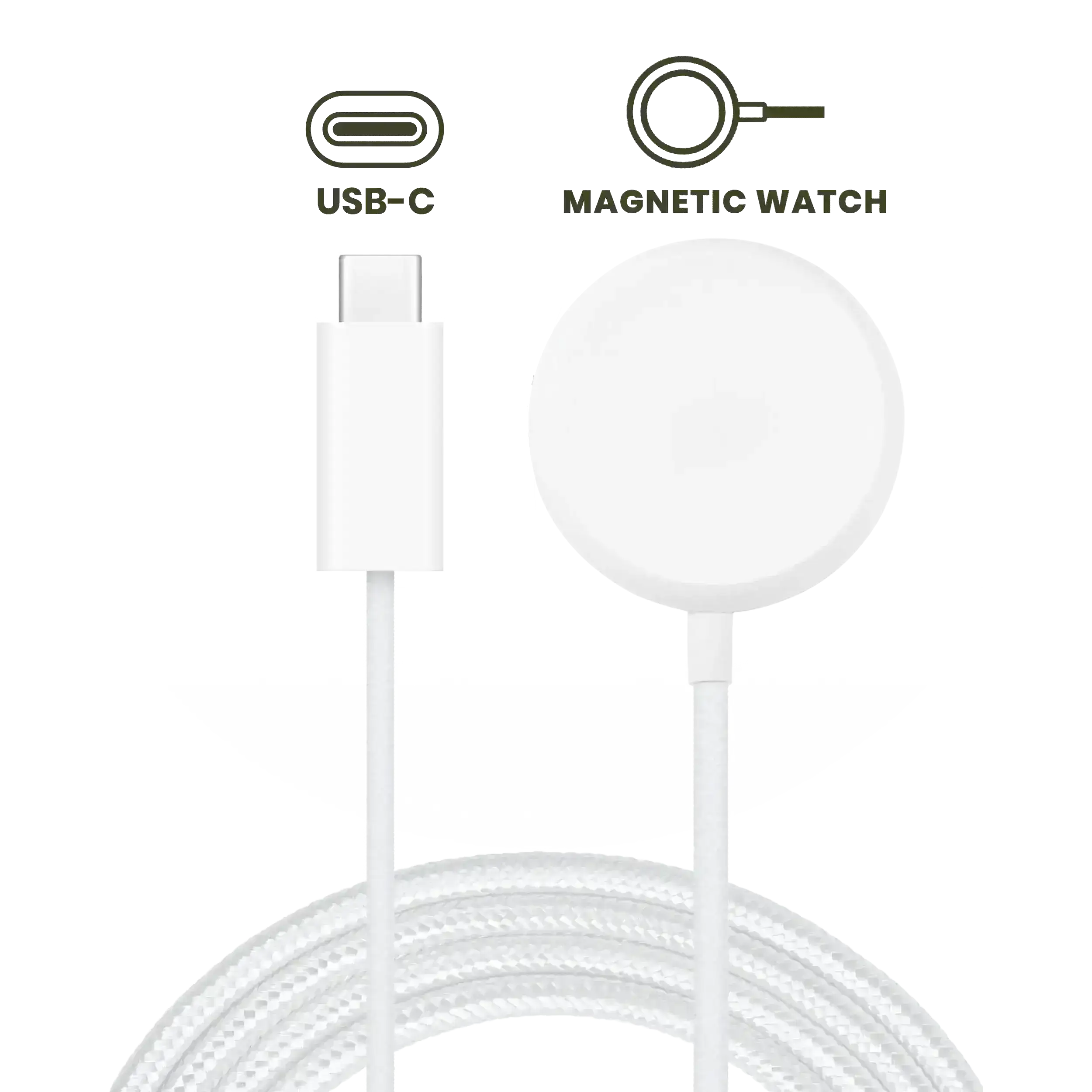 Usb-C Magnetic Watch Charging Cable (3.3 Ft.) For Google Pixel Watch Series 1 ( Grade: A)