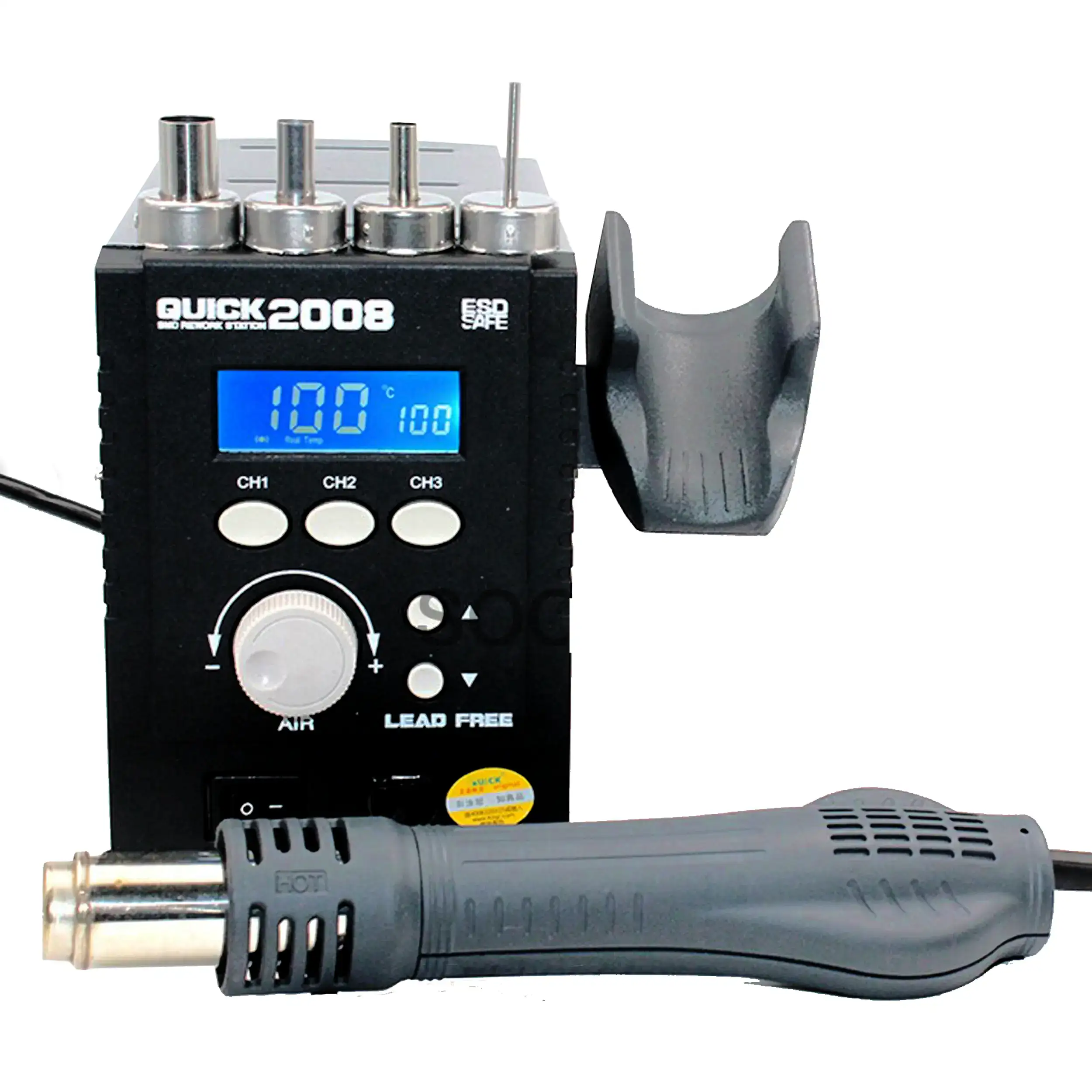 2008 Esd Digital Display Heat Gun Welding Rework Soldering Station (110V) (Quick)