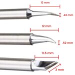 T12 / C12 Iron Tips (3 Piece Set) (Aixun)