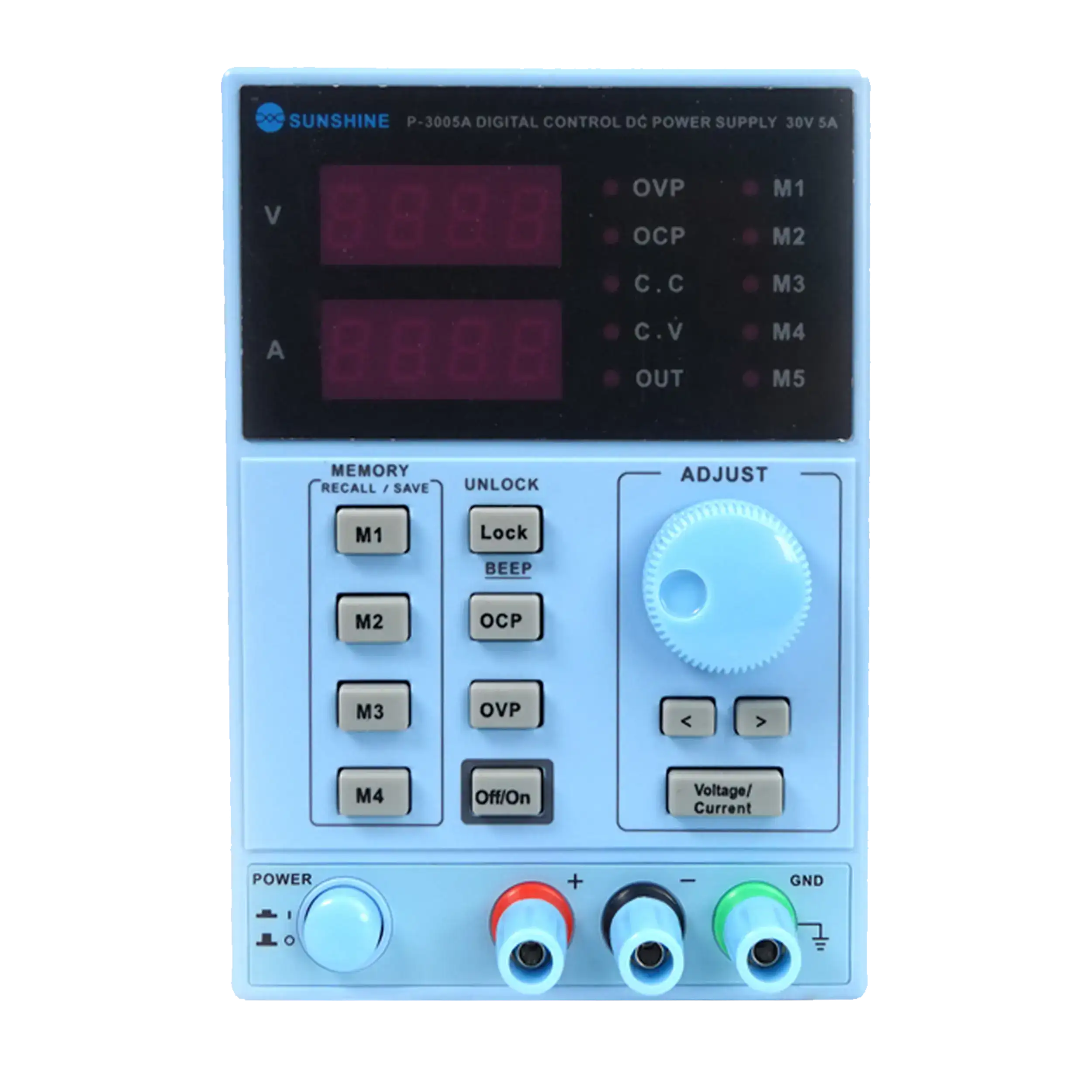 Programmable Power Supply (30V5A / 110V) (Model # Ss-3005A) (Sunshine)