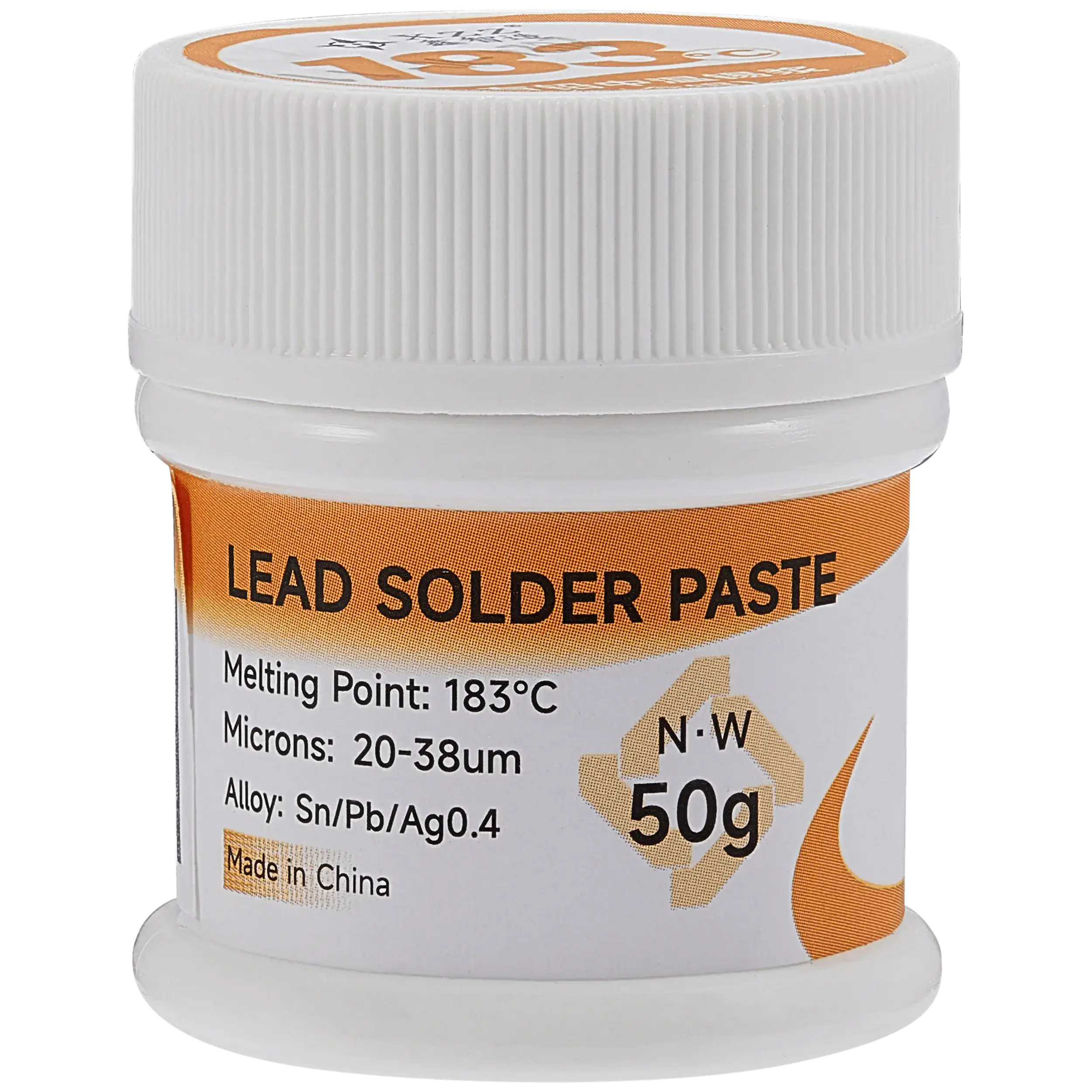 183℃ Leaded Medium Temperature Solder Paste (50G) (Xzz)