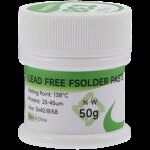 138℃ Lead-Free Low Temperature Solder Paste (50G) (Xzz)
