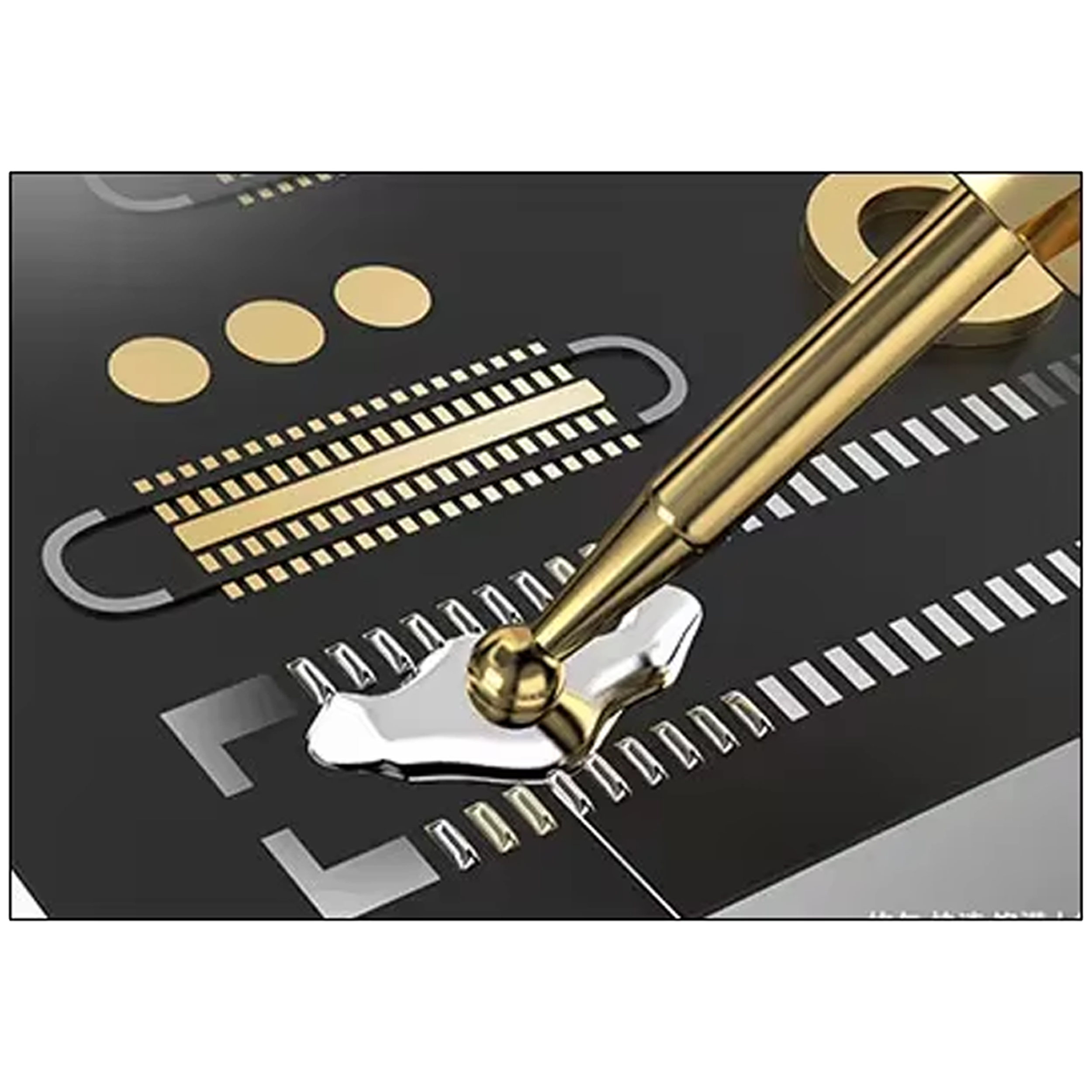 Sc96 Gold Plated Fpc Connector Reballing Solder Bar (5 Piece Set) (2Uul)