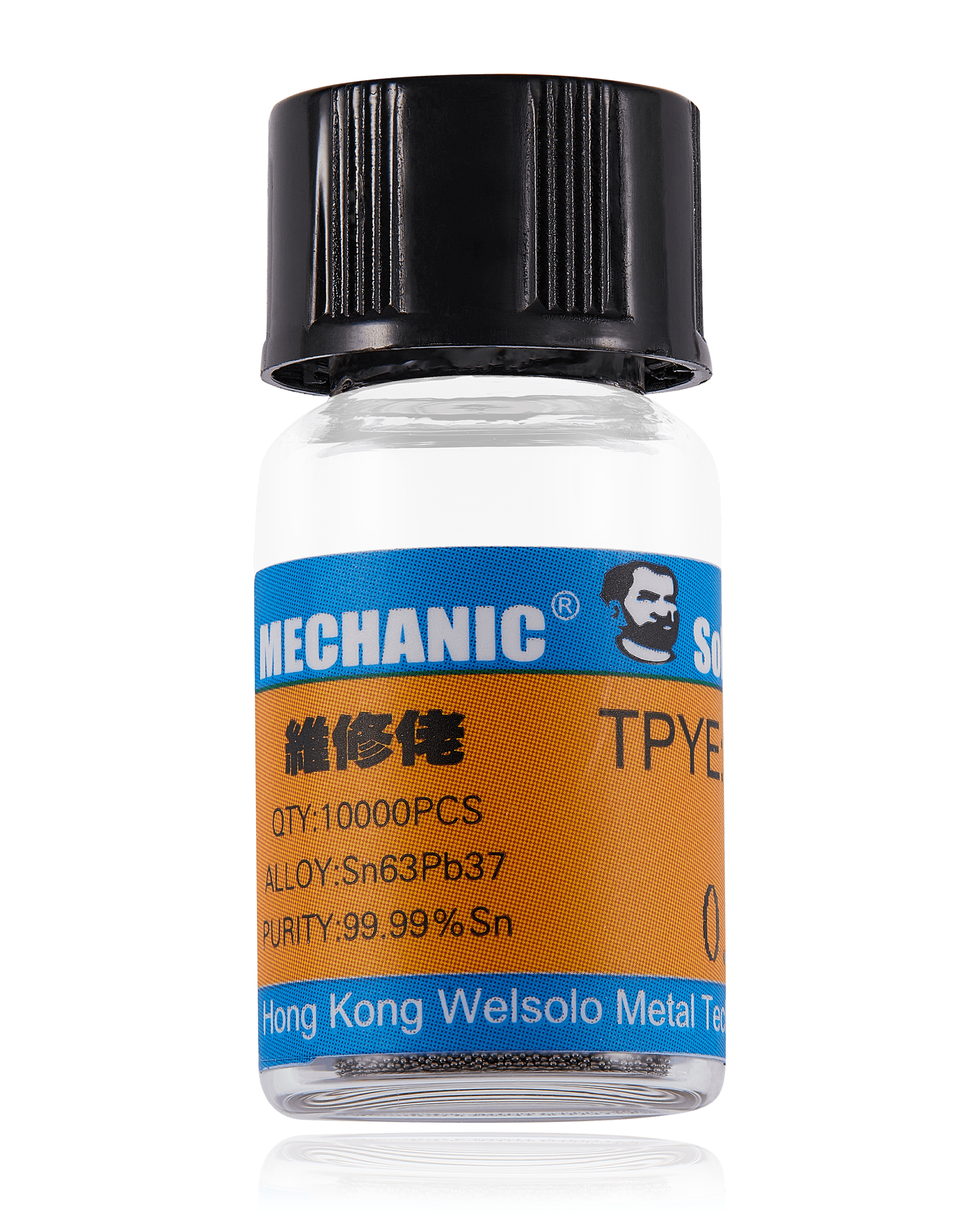 0.30Mm Solder Balls For Bga Stencils (10000 Pcs / Bottle) (Mechanic)